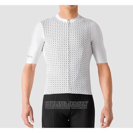 2019 Cycling Jersey La Passione White Short Sleeve And Bib Short